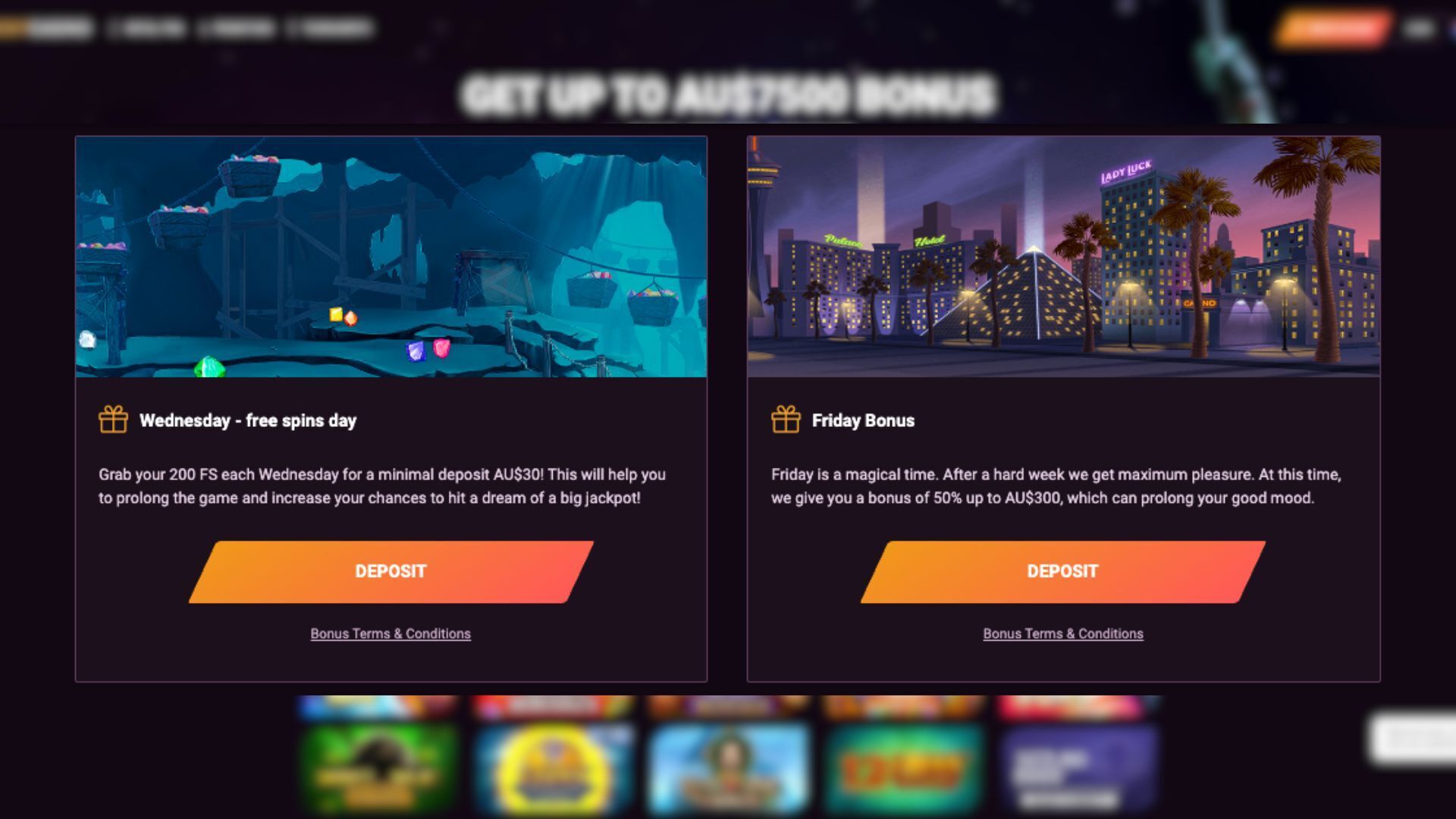Displayed is an image focusing on Bonuses available at Ricky Casino in Australia.