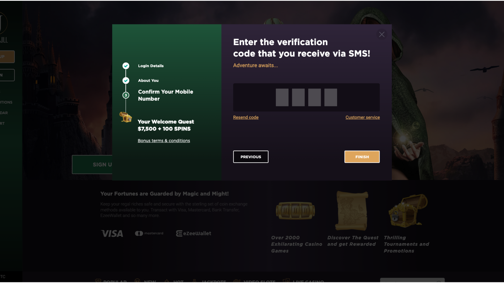 Jackpot Jill Casino's website uses the latest HTML5 technology, which makes it fully responsive and able to adapt perfectly to any screen size without losing visual quality or performance.