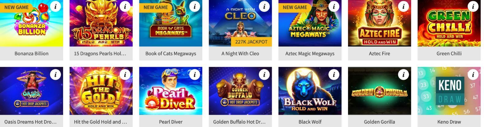 Once your initial deposit and its corresponding bonus reflect in your account, you can dive into the games lobby. Starting with slots is suggested, as they fully contribute to meeting the wagering requirements. Launch any slot directly in your browser with a click.