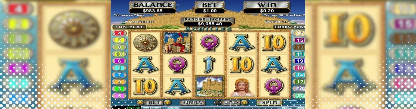 Witness the visual magic of Aladdin's Wishes in the RTG pokies library.