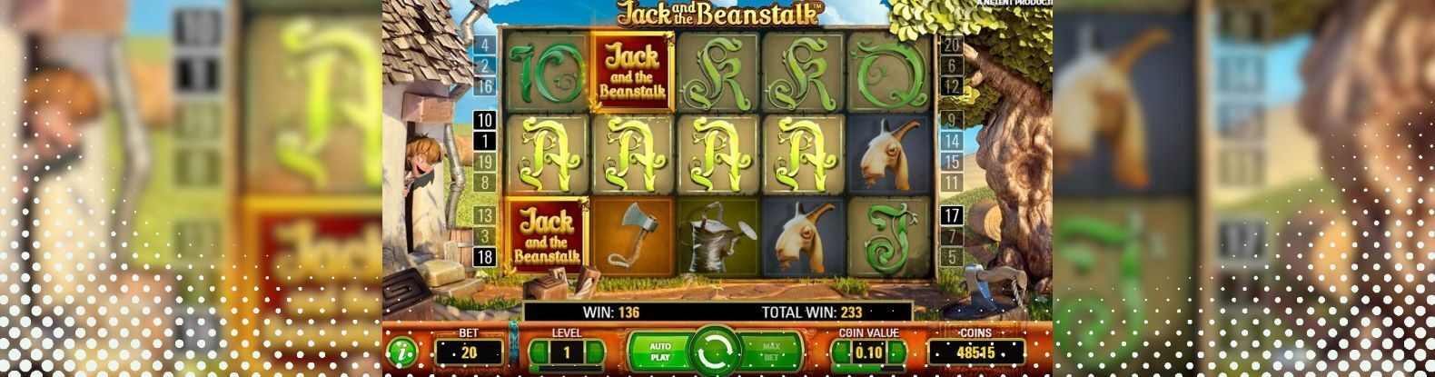 This image displays the Reel Rush Slot Game by NetEnt.