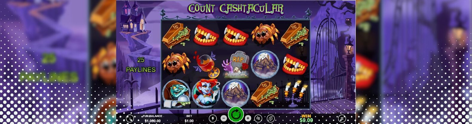 Catch a screenshot of the extravagant VegasXL pokies game from Realtime Gaming.