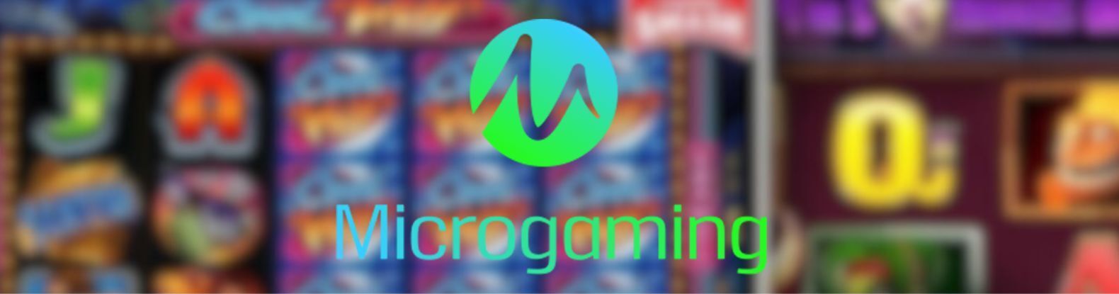 Here's a visual representation of the Microgaming logo that adds a decorative touch.