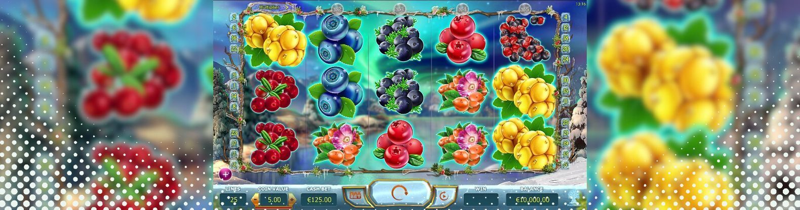 Cazino Cosmos invites play on 5x3 reels with 20 paylines sequentially forming from the left.