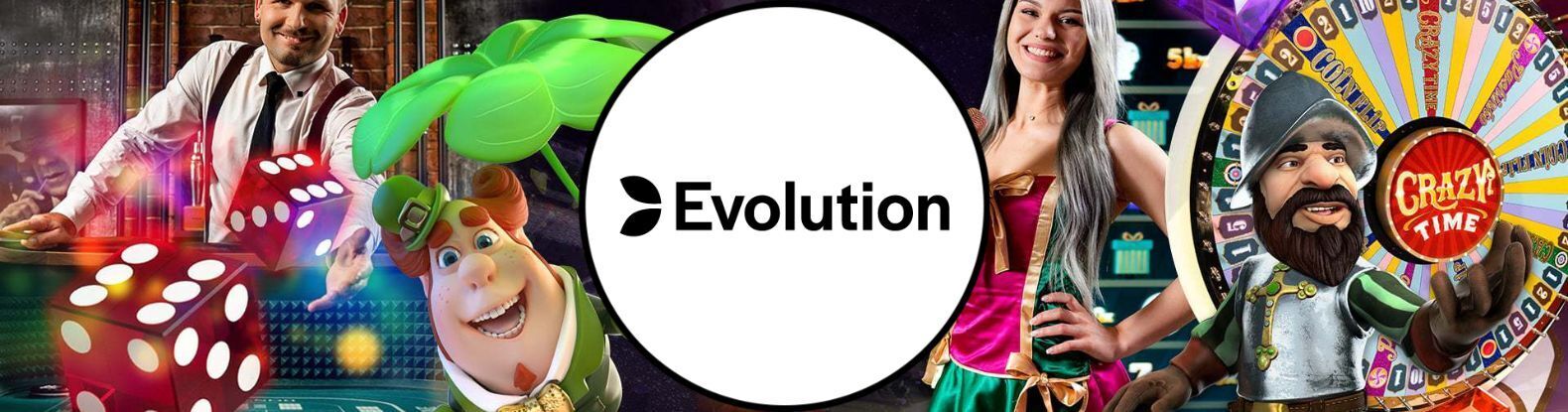 This image artistically represents the software provider, Evolution