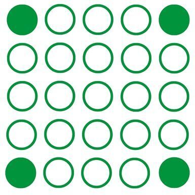 Bingo Four Corners Pattern