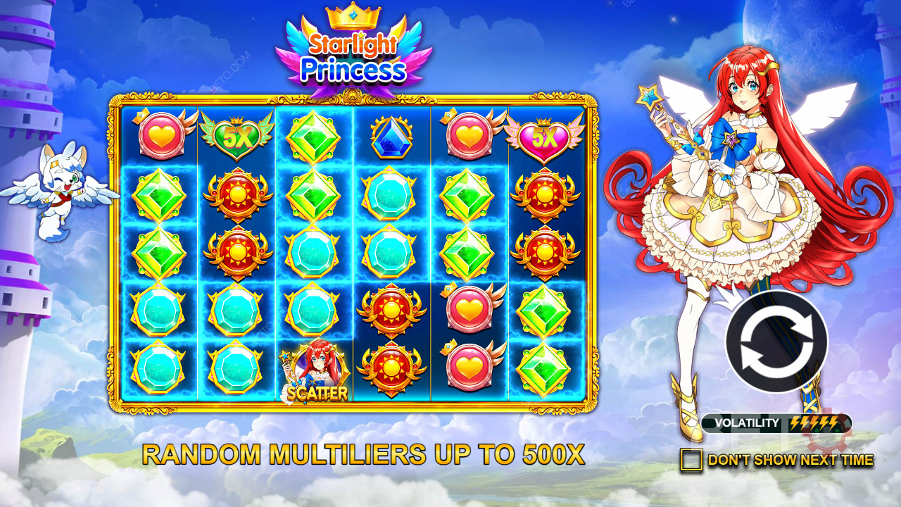 Flying Heart Multiplier Dynamics in Starlight Princess