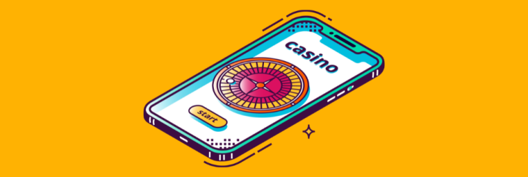 A casino application icon presented on a smartphone screen, showcasing vivid graphics and captivating design features