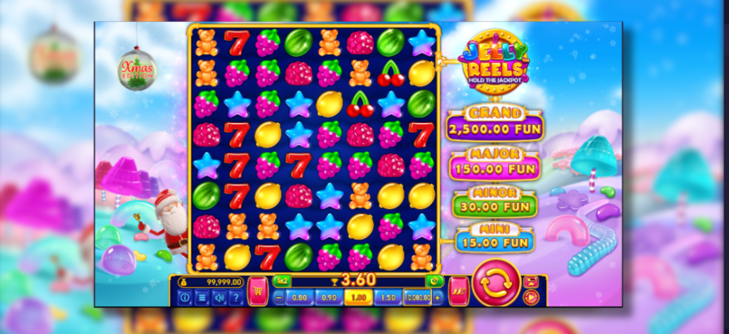 The Jelly Reels Christmas Edition slot from Wazdan
