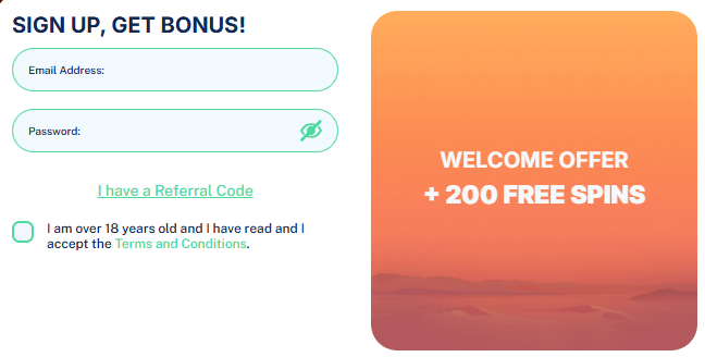 DailySpins - Casino Registration