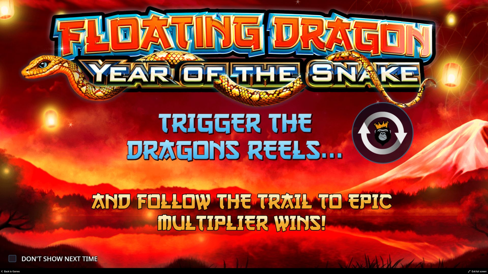 Floating Dragon Year of the Snake pokie