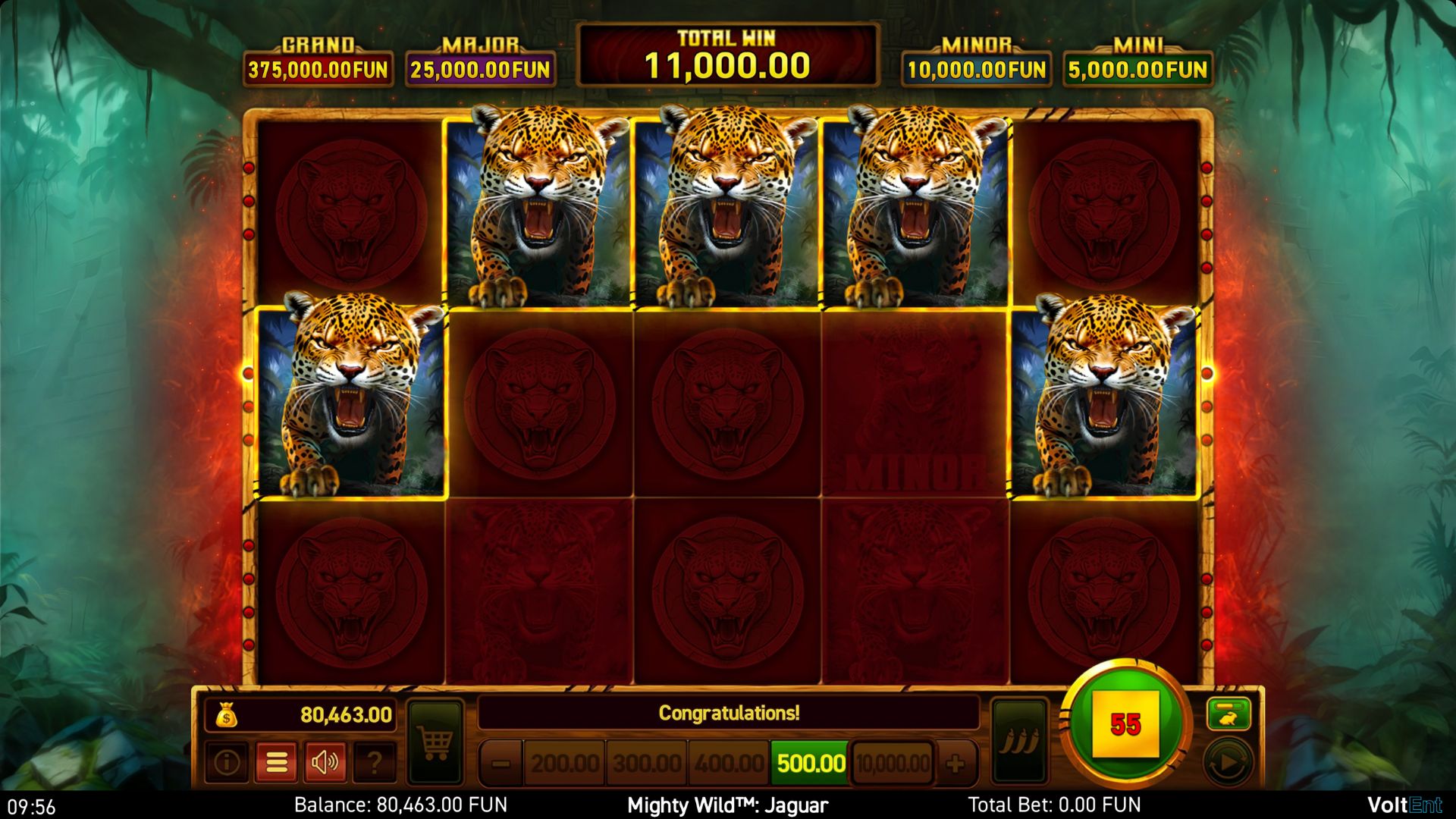 Mighty wild jaguar pokie