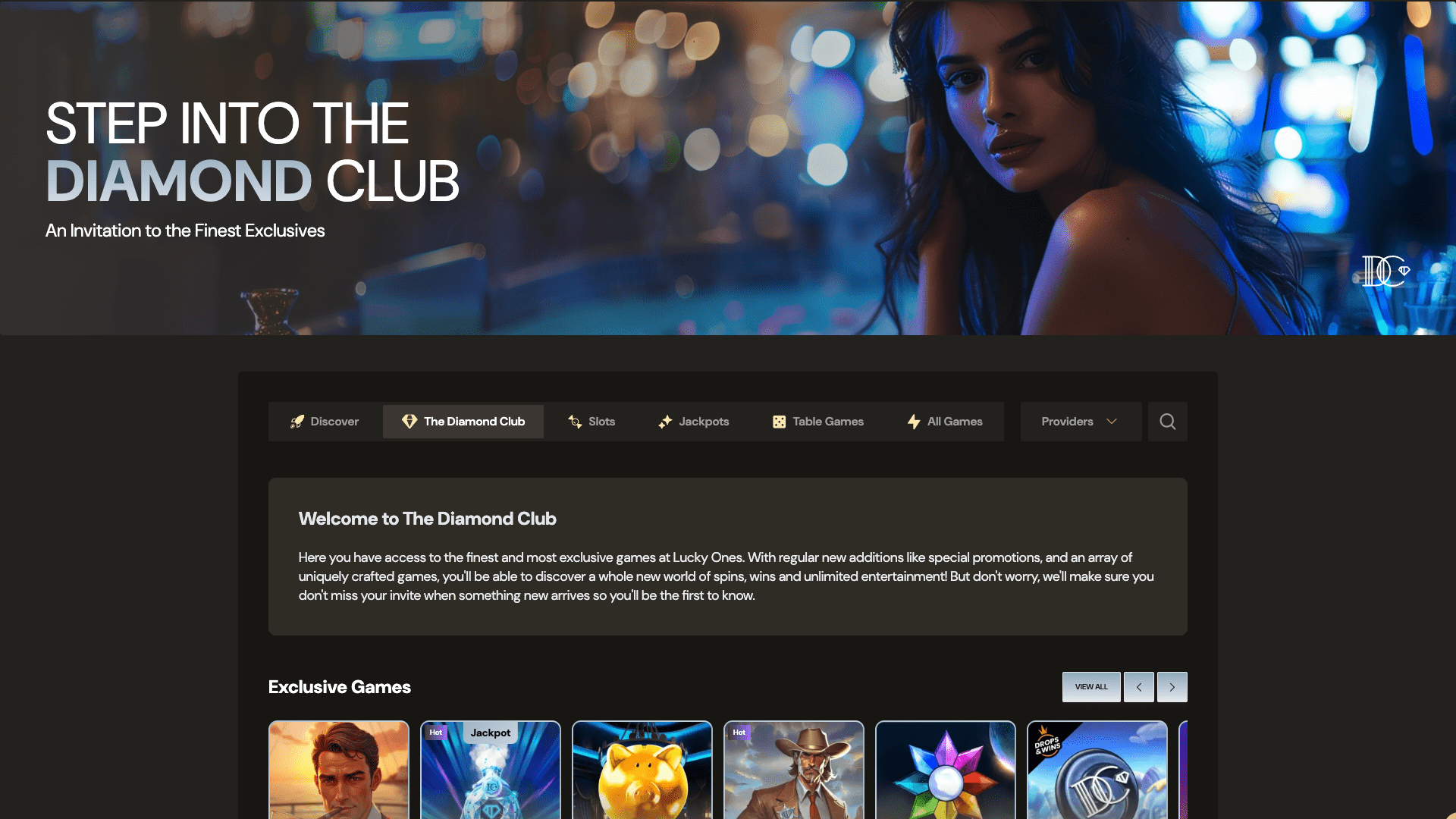 lucky ones diamond club promo