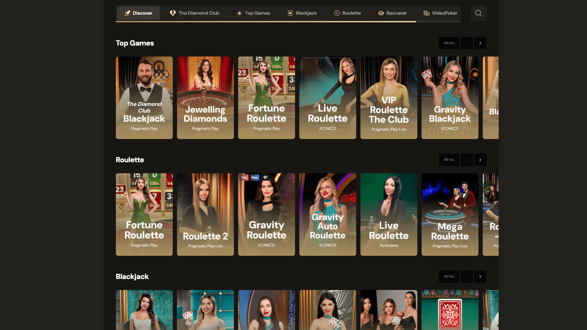lucky ones live dealer games