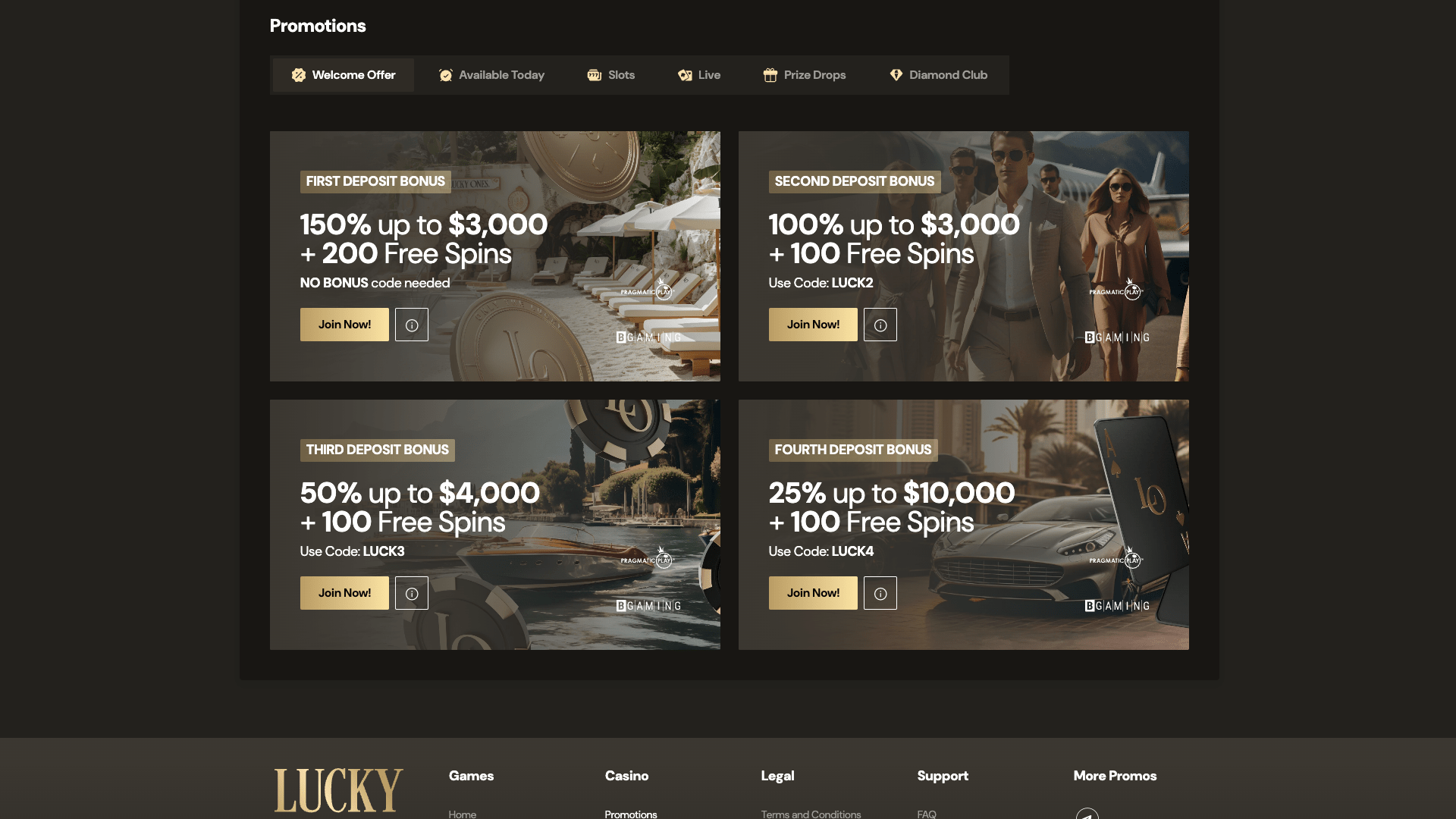 lucky ones promotions