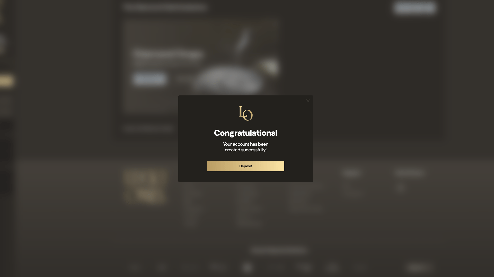 lucky ones casino sign up form 2